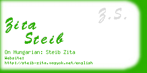 zita steib business card